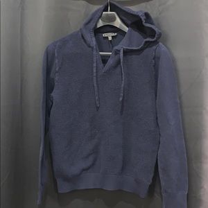 Express Navy VNeck Hoodie